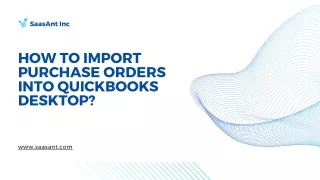 How to Import Purchase Orders into QuickBooks Desktop