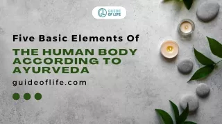 Five Basic Elements Of The Human Body According To Ayurveda