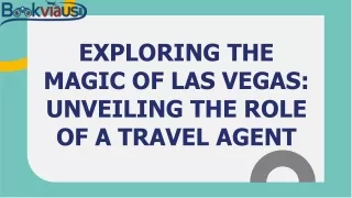 Travel Agent in Las Vegas