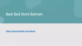 Best Bed Store Bahrain