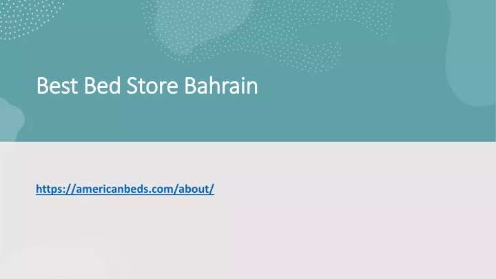 best bed store bahrain