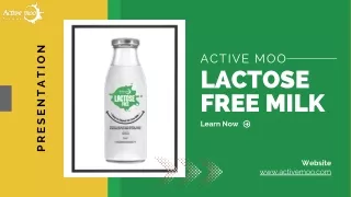 Active Moo Farmms - Lactose Free Milk