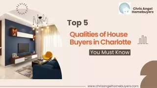 Top Five qualities of house buyers in Charlotte you must know