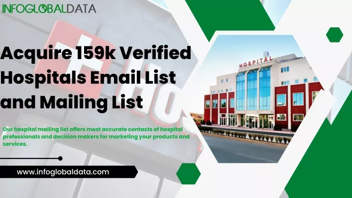 acquire 159k verified hospitals email list