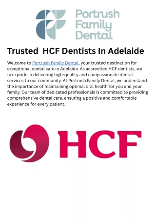 Trusted  HCF Dentists In Adelaide