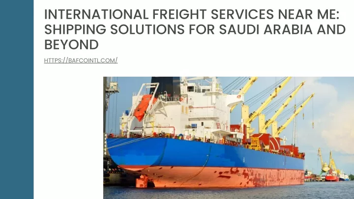 international freight services near me shipping