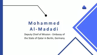 Mohammed Al-Madadi - A Resourceful Professional