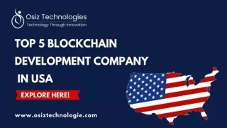 TOP 5 Blockchain Development Company In USA