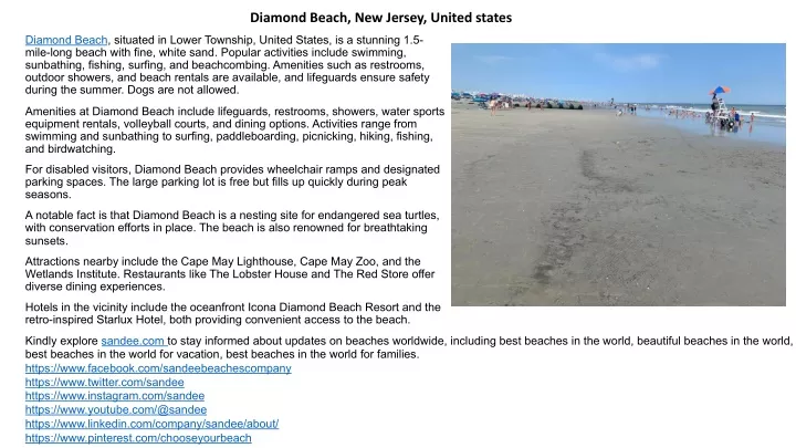 diamond beach new jersey united states