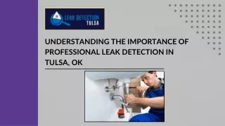 Understanding the Importance of Professional Leak Detection in Tulsa, OK