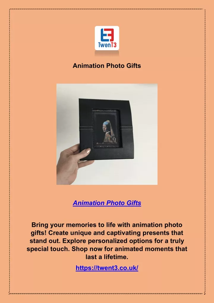 animation photo gifts