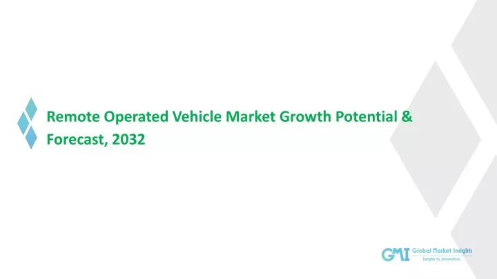 remote operated vehicle market growth potential