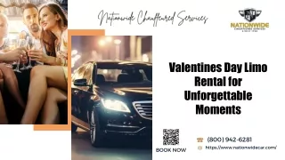 Valentines Day Limo Rental for Unforgettable Moments
