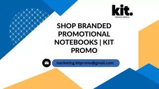 Shop Branded Promotional Notebooks | Kit Promo