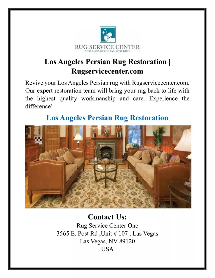 los angeles persian rug restoration