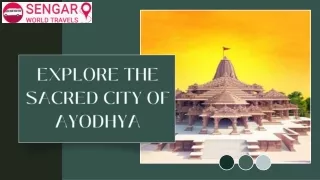 Explore the sacred city of Ayodhya