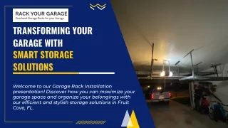 Transforming Your Garage with smart storage needs