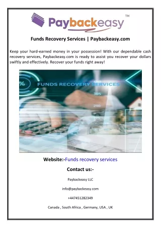 funds recovery services paybackeasy com
