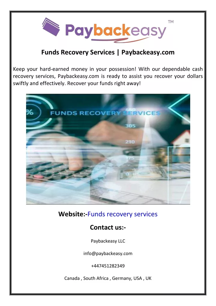 funds recovery services paybackeasy com