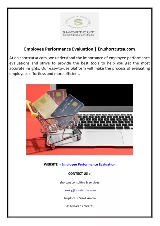 Employee Performance Evaluation  En.shortcutsa.com
