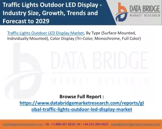 traffic lights outdoor led display industry size