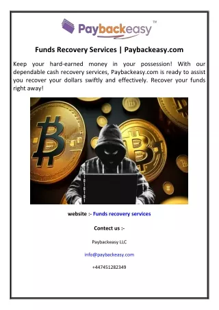 Funds Recovery Services  Paybackeasy.com 2