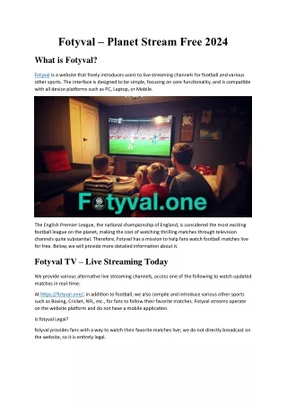 fotyval planet stream free 2024
