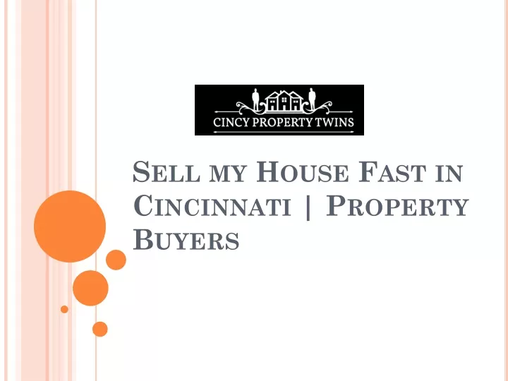sell my house fast in cincinnati property buyers