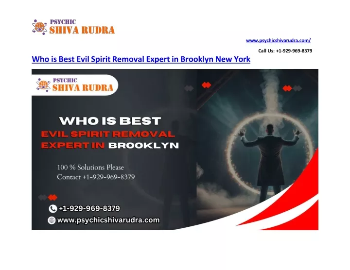 who is best evil spirit removal expert in brooklyn new york