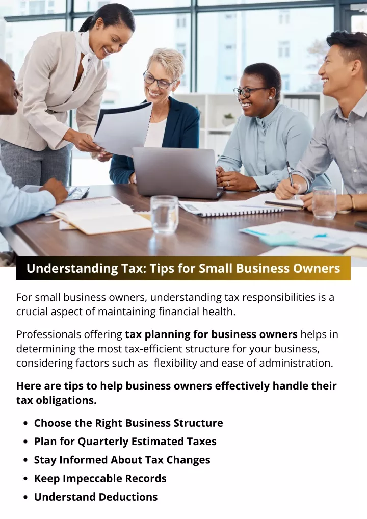understanding tax tips for small business owners