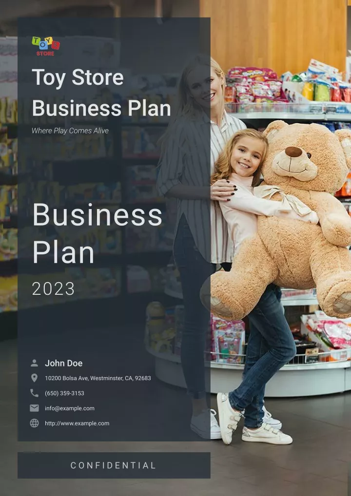business plan of a toy company