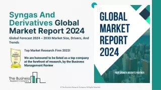 Syngas And Derivatives Market Size, Share, Growth, Trend Analysis 2024-2033