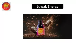 Revitalize Your Day with Luwak Energy's Coffee Energy Drinks