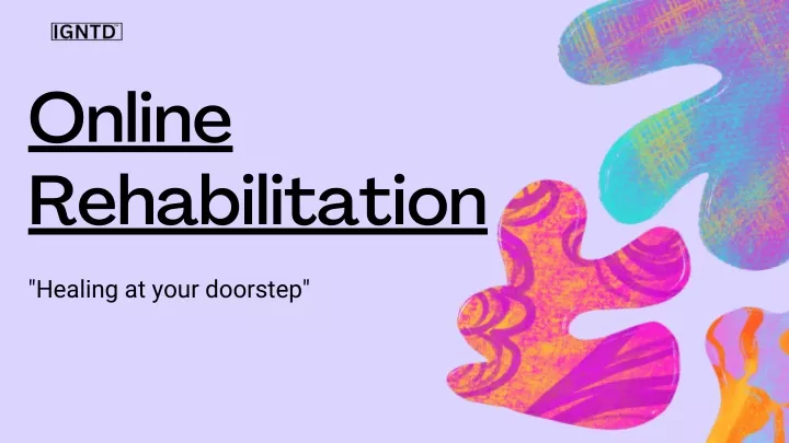 online rehabilitation
