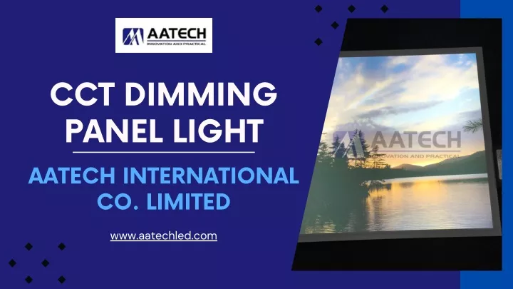 cct dimming panel light