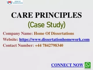 CARE PRINCIPLES