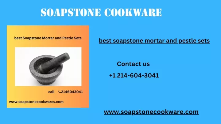 best soapstone mortar and pestle sets