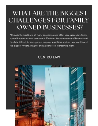 What are the Biggest Challenges for Family-Owned Businesses