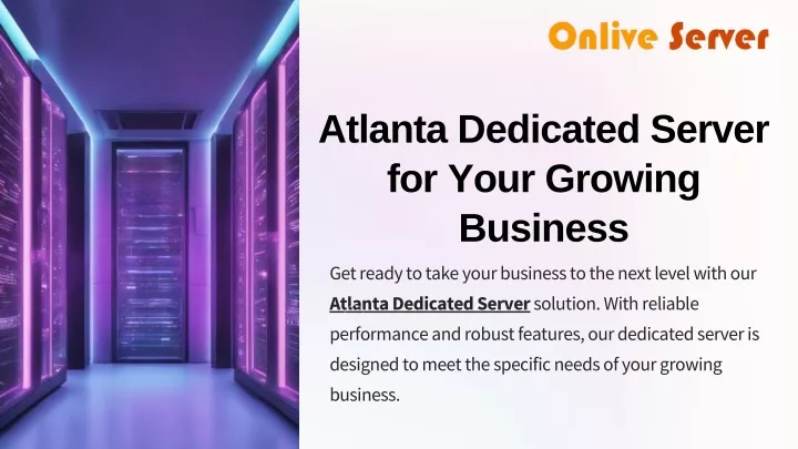 atlanta dedicated server for your growing business