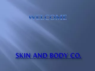 skin and body co
