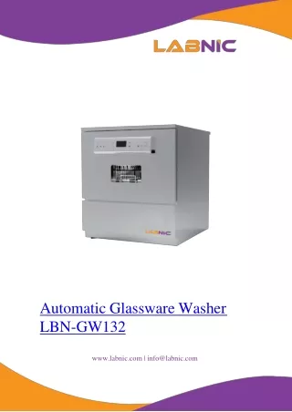 automatic glassware washer lbn gw132