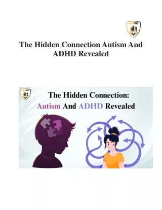 The Hidden Connection Autism And ADHD Revealed