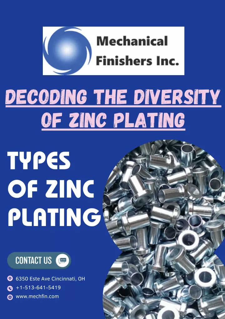 decoding the diversity of zinc plating