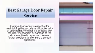 Unlock Reliability With The Art of Seamless Garage Door Repair