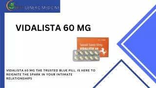 vidalista 60 mg - Your Key to a Fulfilling Intimate Life!