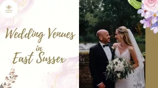 Unforgettable Wedding Venues in East Sussex | Alfriston Gardens