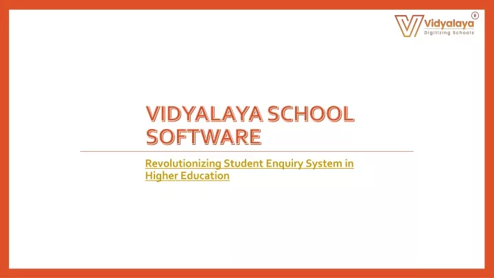 vidyalaya school software