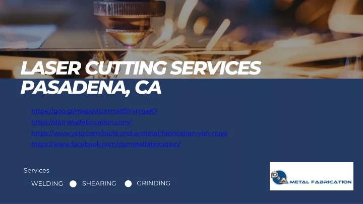 laser cutting services pasadena ca