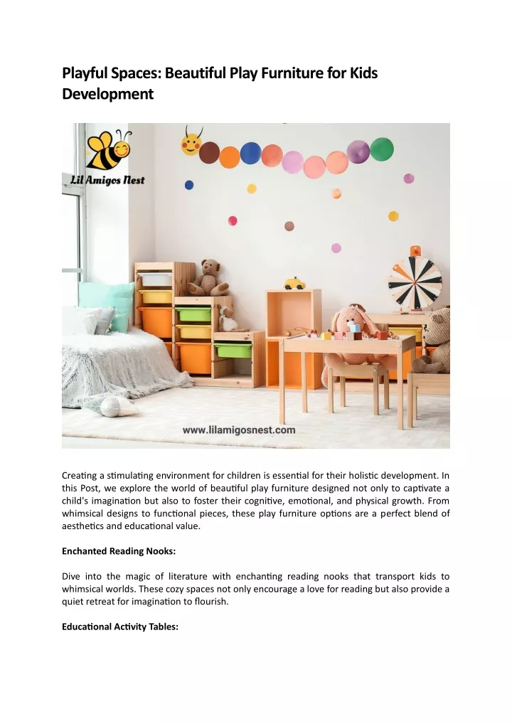 playful spaces beautiful play furniture for kids