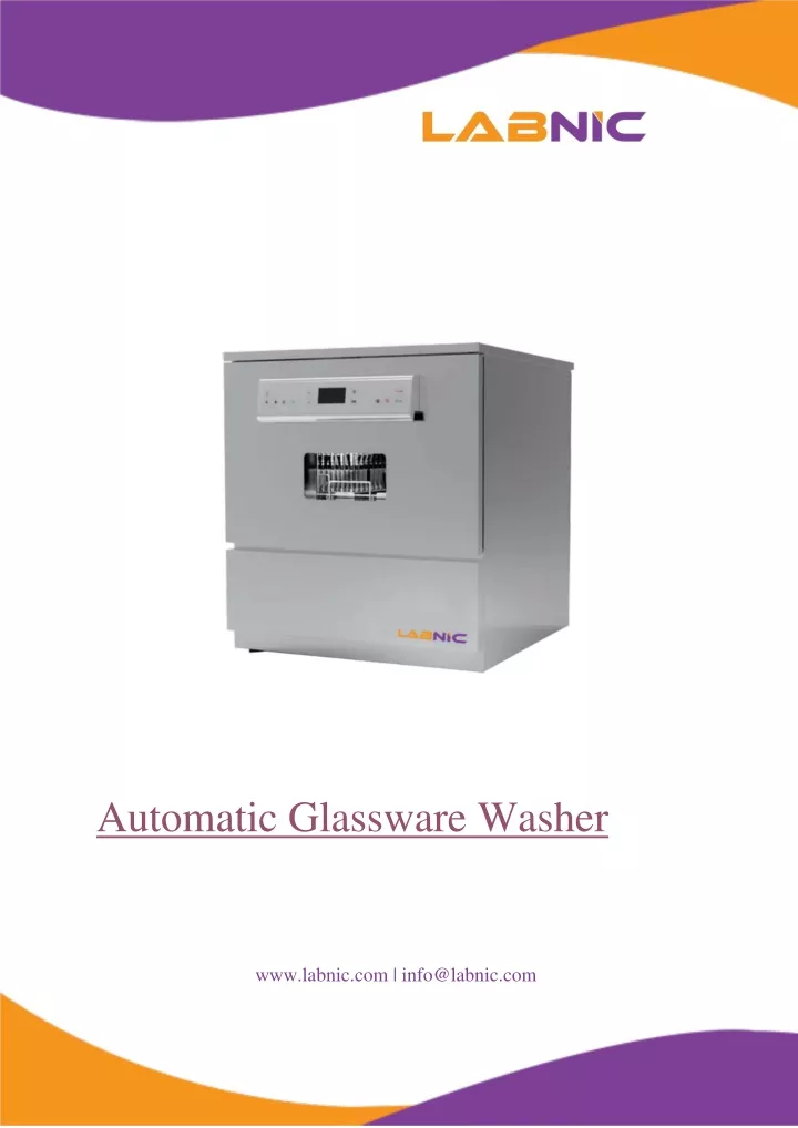 automatic glassware washer www labnic